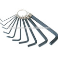 zinc plated allen key ,allen wrench ,hex type wrench